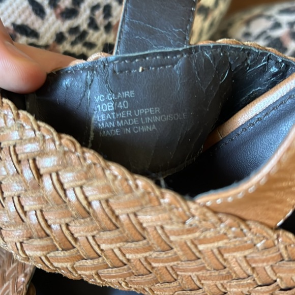 Vince Camuto Braided Leather Heels - Picture 7 of 8